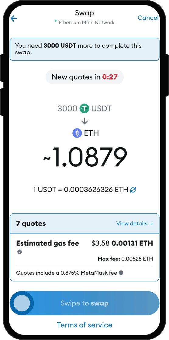 Swap Your USDT for XGold